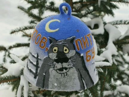 Шапка банная с юмором под индивидуальный заказ