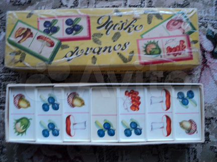 Домино детское винтаж СССР Литва