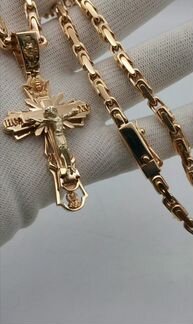 Золотая цепь и золотой крест