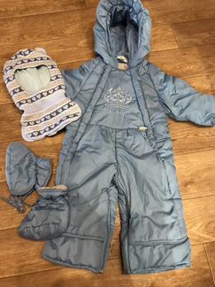 Комбинезон на малыша 74 см+шапка-шлем в подарок