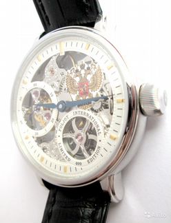 Часы скелетон Poljot International