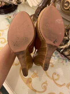 Туфли на пробке Gucci