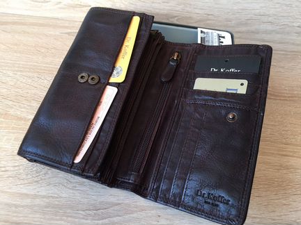 Мужской кошелёк портмоне из натуральной кожи