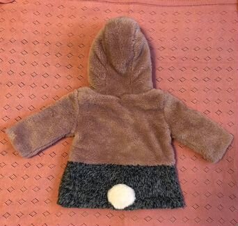 Плюшевое пальто для девочки Next