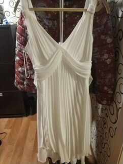 Платье с гафрэ