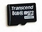 Карта памяти MicroSD 8Гб