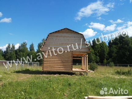 Сруб бани