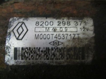 Стартер для Рено Клио Модус 1.4 1.6 K4M