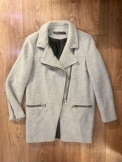 Пальто косуха полушерстяное