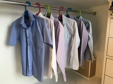 Рубашка для мальчика 6 шт, идеальное состояние, 12