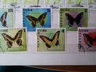 Набор почтовых марок 1972г Бабочки Куба