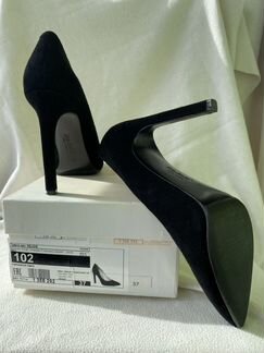 Туфли Rejois новые замшевые чёрные