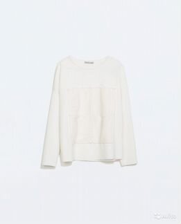 Zara джемпер белый