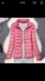 Пуховик тонкий теплый куртка аля Uniqlo