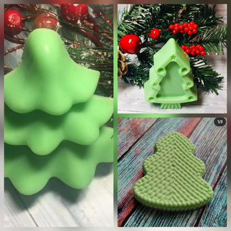 Новогоднее мыло ручной работы