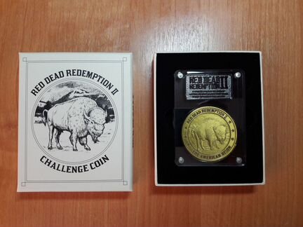Коллекционная монета Red Dead Redemption 2