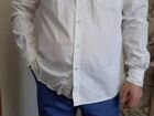 Мужская сорочка белая Massimo Dutti