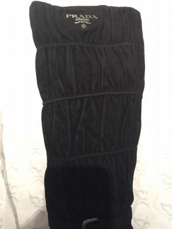 Замшевые сапоги Prada оригинал