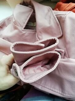 Новая розовая косуха Zara Mango Uniqlo HM