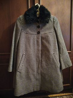 Шерстяное твидовое пальто Mexx