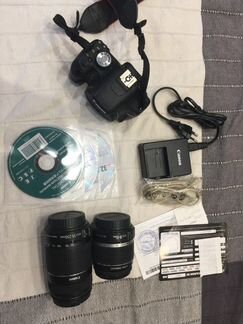 Фотоаппарат Canon EOS500D + объектив EFS55-250mm