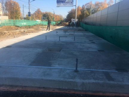 Фундамент для мойки самообслуживания,обору