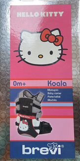 Анатомический эргорюкзак-кенгуру brevi hello kitty