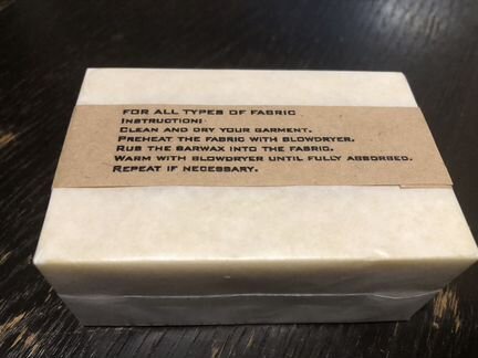 Воск для одежды DryWax