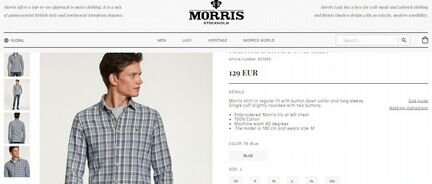 Рубашка Morris Stokholm и Thomas Pink