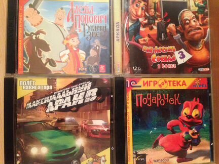 Компьютерные игры на DVD Новые