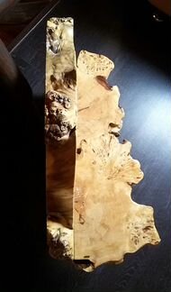 Слэб капового тополя. Полка из слэба