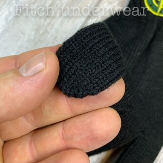 Перчатки мужские Stone Island вязанные