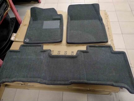 3D автоковрики текстильные в салон 3D Maximal lux