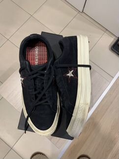 Кеды converse one star ox унисекс красно-черные