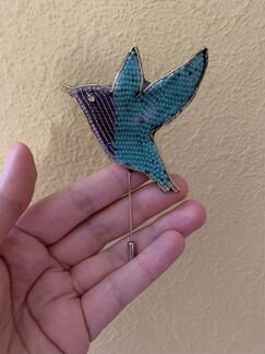 Авторская брошь из бисера