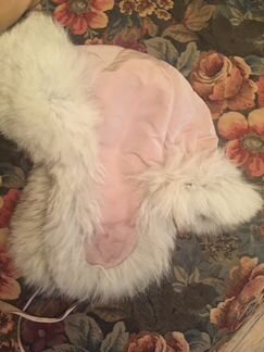 Детская шапка, песец