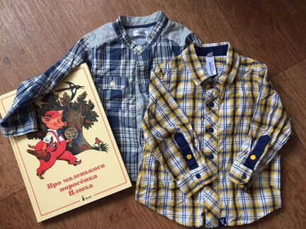 Рубашки на мальчика, хлопок