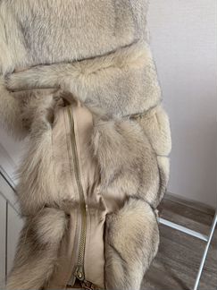 Жилет из натурального песца. Новый