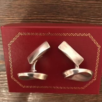 Запонки серебряные Georg Jensen 1960 год