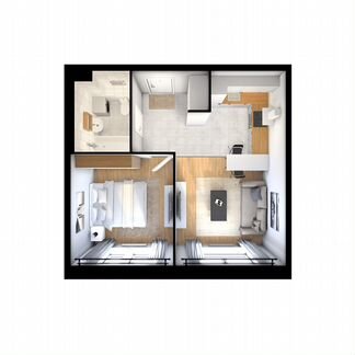 1-к квартира, 40.2 м², 3/25 эт.