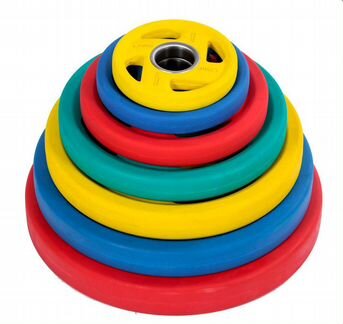 Диск D50 обрезиненный цветной 25 кг