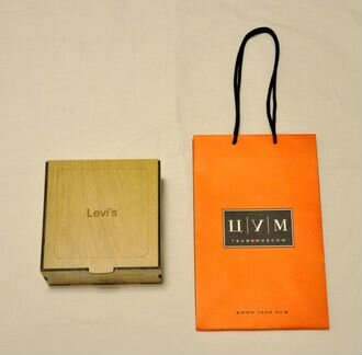 Мужской ремень / Levis / новый (черный)