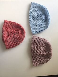 Шапка шапочка новая крючком детская берет