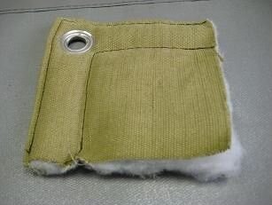 Брезент утепленный 450гр/м. 4 х 5м, с люверсами