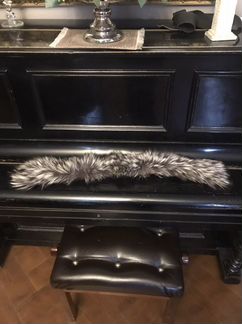 Воротник из енота 74 см по подкладке