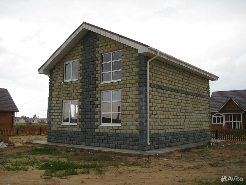 Дома из фибропеноблоков с облицовкой