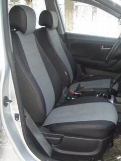 Автомобильные чехлы на Kia Rio из экокожи