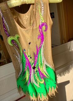 Купальник для художественной гимнастики 134-140см