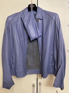 Новая кожаная куртка Brioni оригинал 52 размер