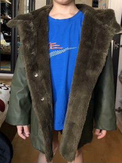 Парка демисезон прорезиненная